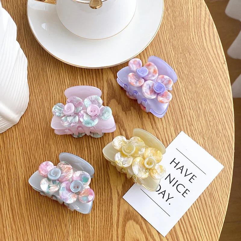 Dowell Korean Style Camellia Flower Acetate Hair Claws Girls Hair Accessories Hairclip
Dowell Korean Style Camellia Flower Acetate Hair Claws Girls Hair Accessories Hairclip