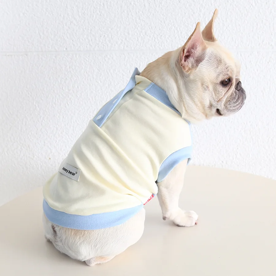 Casual Color-Blocked Pet Clothing French Bulldog Clothes Cotton Dog Vests English Bulldog Pug Plus-Size Summer Dog Clothes
Casual Color-Blocked Pet Clothing French Bulldog Clothes Cotton Dog Vests English Bulldog Pug Plus-Size Summer Dog Clothes