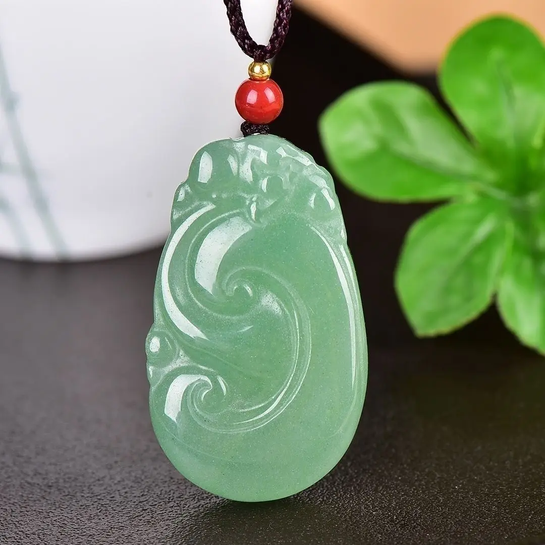 Pure Natural Dongling Jade Ruyi Pixiu Pendant, All The Best Green Men and Women Necklace
Pure Natural Dongling Jade Ruyi Pixiu Pendant, All The Best Green Men and Women Necklace