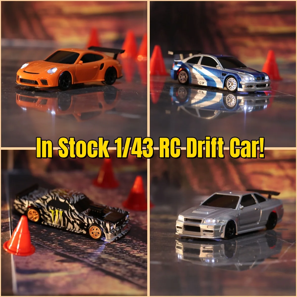 RC Drift Car Модернизированный Gyro 1/43 Racing RTR 4WD Полный привод Высокоскоростная радиоуправляемая модель 2,4 г Drift Race Car Мини-подарки
RC Drift Car Модернизированный Gyro 1/43 Racing RTR 4WD Полный привод Высокоскоростная радиоуправляемая модель 2,4 г Drift Race Car Мини-подарки