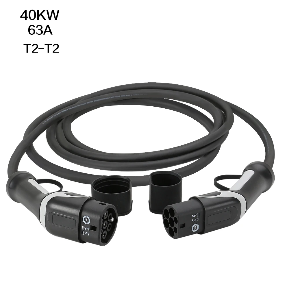 63A 3 phase 40KW Type 2 to Type 2 Customized color Model 3 EV Charging Cable TPU CableEV Charging Cable
63A 3 phase 40KW Type 2 to Type 2 Customized color Model 3 EV Charging Cable TPU CableEV Charging Cable