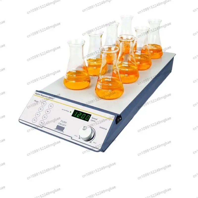 MS-8 Eight Position Magnetic Stirrer 
MS-8 Eight Position Magnetic Stirrer