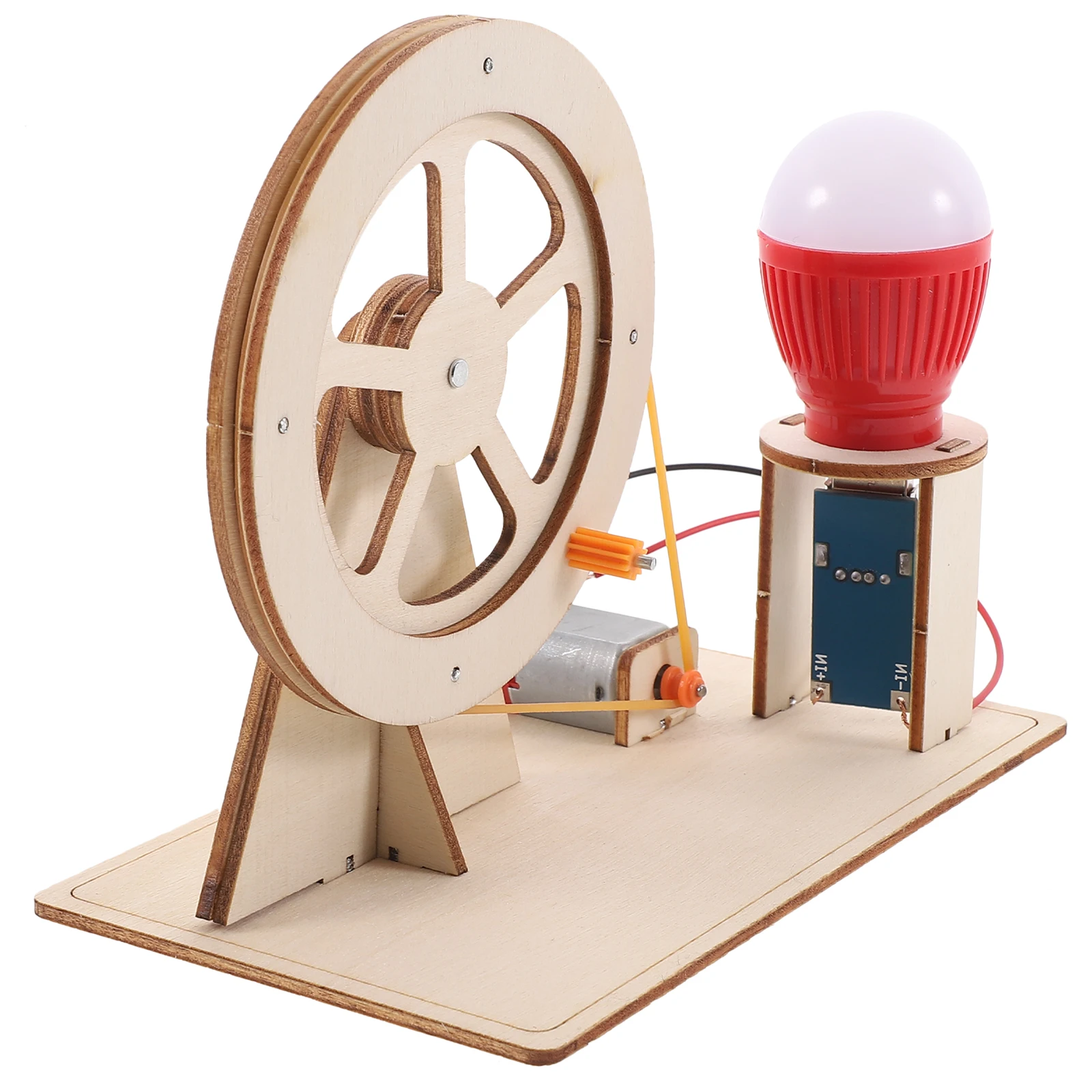 Hand Crank Generator Kids Educational Toy Wooden DIY Science Kit Electricity Experiment Mini Model Random Color
Hand Crank Generator Kids Educational Toy Wooden DIY Science Kit Electricity Experiment Mini Model Random Color