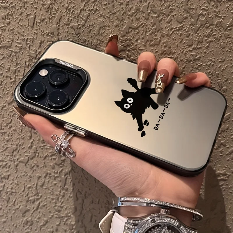 Cute black cat pattern phone case for iPhone 16 15 14 13 12 11 Pro/ Max/Plus shock-proof rear cover anti-fingerprint
Cute black cat pattern phone case for iPhone 16 15 14 13 12 11 Pro/ Max/Plus shock-proof rear cover anti-fingerprint