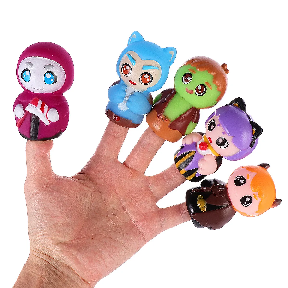 5 Pcs Hand Puppet Puppets Toys Kids Halloween Children's Educational PVC Finger
5 Pcs Hand Puppet Puppets Toys Kids Halloween Children's Educational PVC Finger