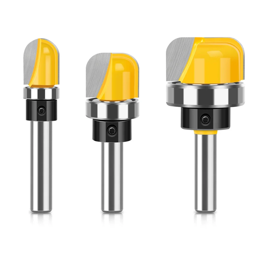 3pcs 6.35mm Shank Bowl Tray Router Bits Round Nose Milling Cutter With Bearing For Woodworking Engraving Trimming Tools Parts
3pcs 6.35mm Shank Bowl Tray Router Bits Round Nose Milling Cutter With Bearing For Woodworking Engraving Trimming Tools Parts
