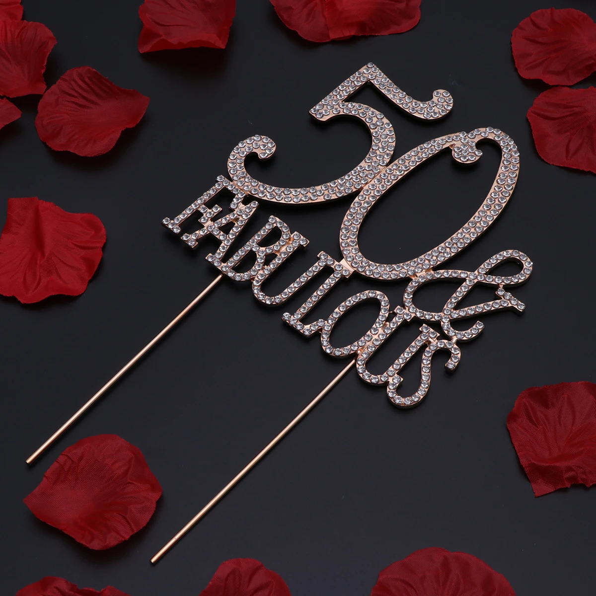 50th Anniversary Cake Topper Rhinestone Silver Number Birthday 50 Fabulous Cake Insert Reusable Elegant
50th Anniversary Cake Topper Rhinestone Silver Number Birthday 50 Fabulous Cake Insert Reusable Elegant