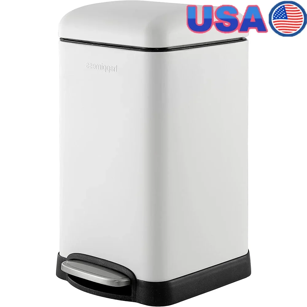 3.2Gal Retro Mini Stainless Steel Step Open Trash Can Fingerprint Proof Rustproof Soft Close Kitchen Bathroom Office
3.2Gal Retro Mini Stainless Steel Step Open Trash Can Fingerprint Proof Rustproof Soft Close Kitchen Bathroom Office