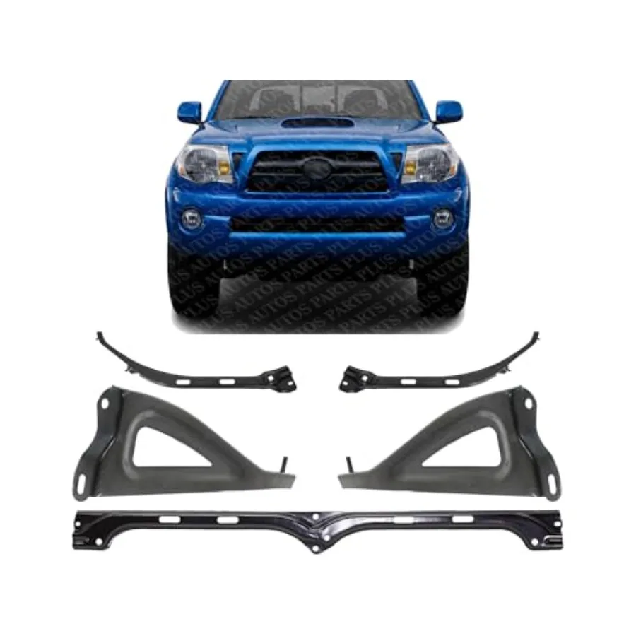 Центральный передний бампер + стопор + внешние кронштейны, левая и правая сторона пассажира, прямая замена, совместимая с Toyota 20052011.
Центральный передний бампер + стопор + внешние кронштейны, левая и правая сторона пассажира, прямая замена, совместимая с Toyota 20052011.