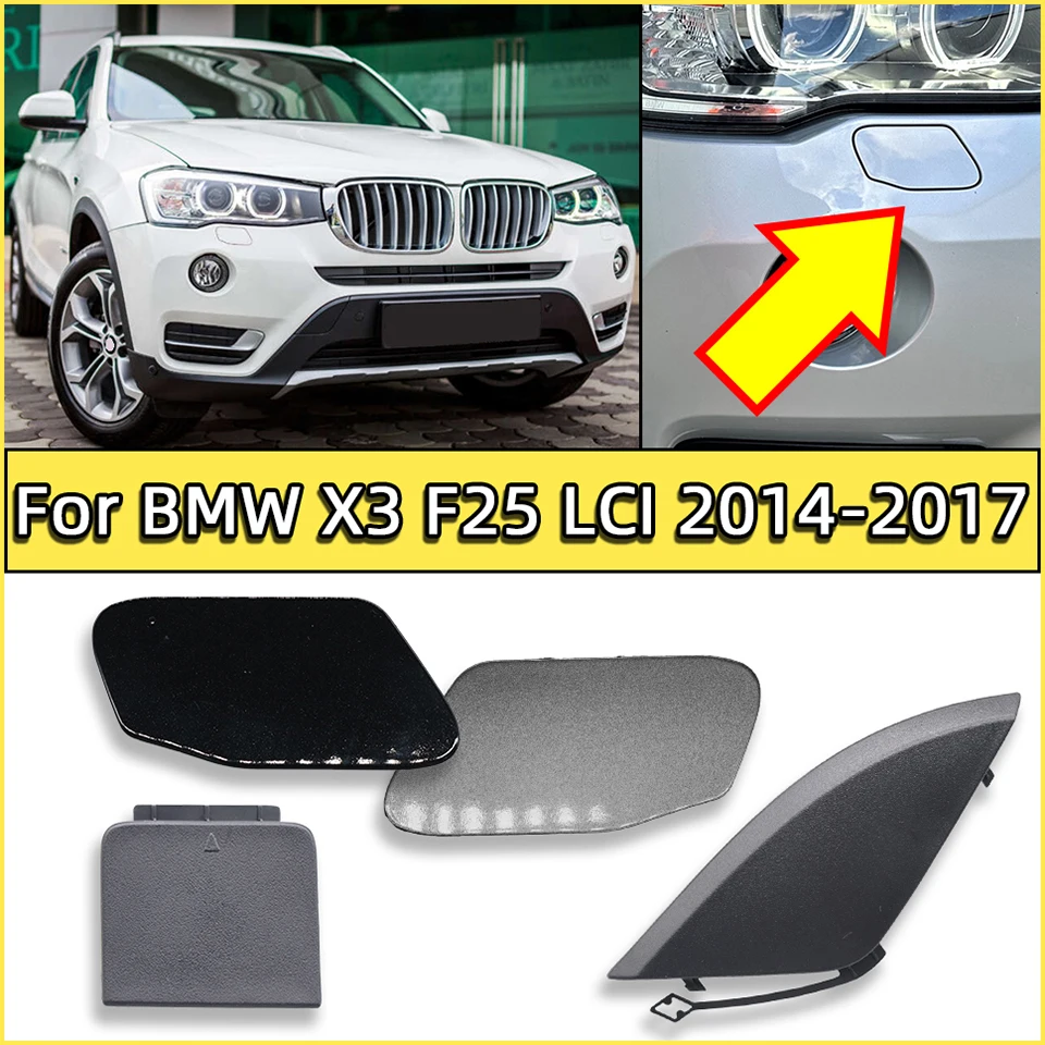 Headlight Washer Nozzle Cover Front Rear Bumper Cover For BMW X3 F25 LCI 2014 2015 2016 2017 Towing Hauling Shell Lid Trim
Headlight Washer Nozzle Cover Front Rear Bumper Cover For BMW X3 F25 LCI 2014 2015 2016 2017 Towing Hauling Shell Lid Trim