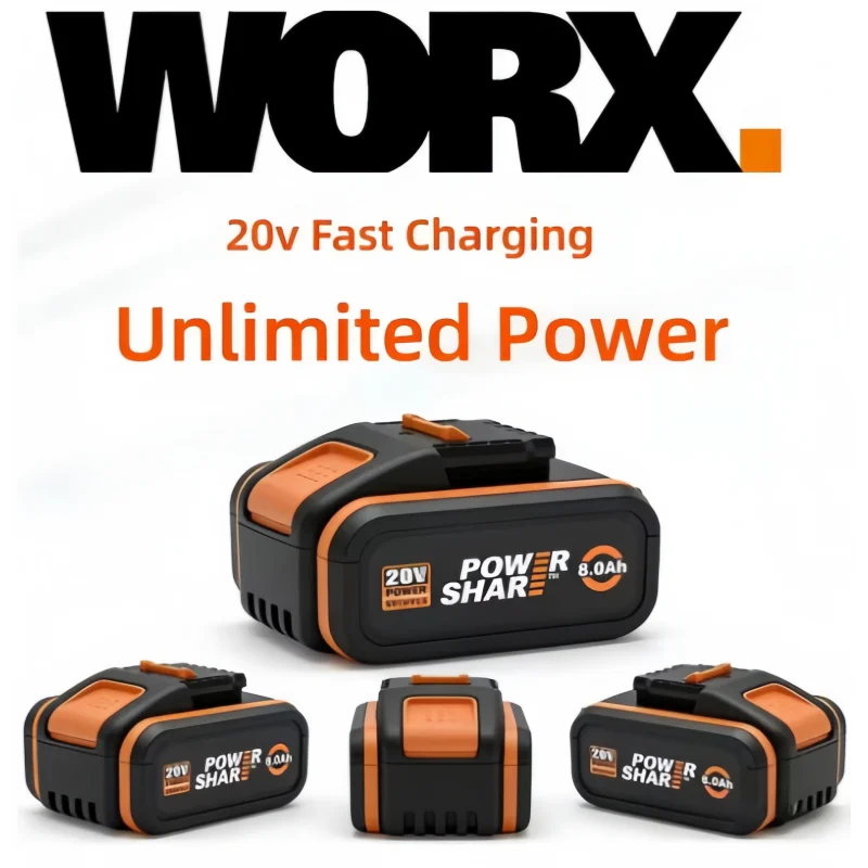 Genuine Original Outils compatible batterie lithium ion Worx 20V 8.0 Ah version originale WX176 WX386 WXino3 WXgain WX800 WU268
Genuine Original Outils compatible batterie lithium ion Worx 20V 8.0 Ah version originale WX176 WX386 WXino3 WXgain WX800 WU268