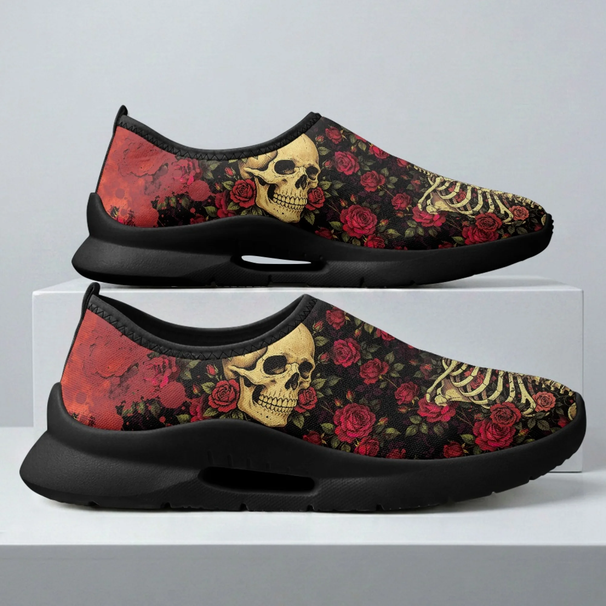 XIXIRIMIDO Skull Rose Mens Casual Shoes Slip On Walking Sneakers Womens Gym Workout Shoes Breathable Mesh Walking Sneakers 35-48
XIXIRIMIDO Skull Rose Mens Casual Shoes Slip On Walking Sneakers Womens Gym Workout Shoes Breathable Mesh Walking Sneakers 35-48