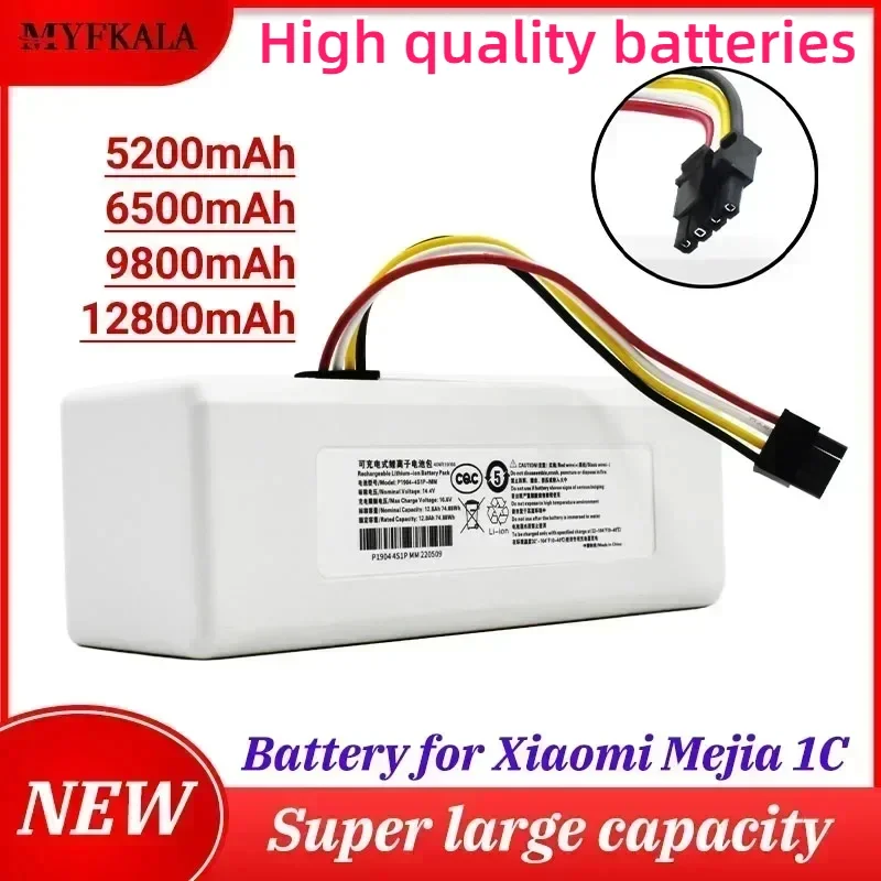 100%new Original Robot Battery 1C P1904-4S1P-MM for Xiaomi Mijia Mi Vacuum Cleaner Sweeping Mopping Robot Replacement Battery G1
100%new Original Robot Battery 1C P1904-4S1P-MM for Xiaomi Mijia Mi Vacuum Cleaner Sweeping Mopping Robot Replacement Battery G1
