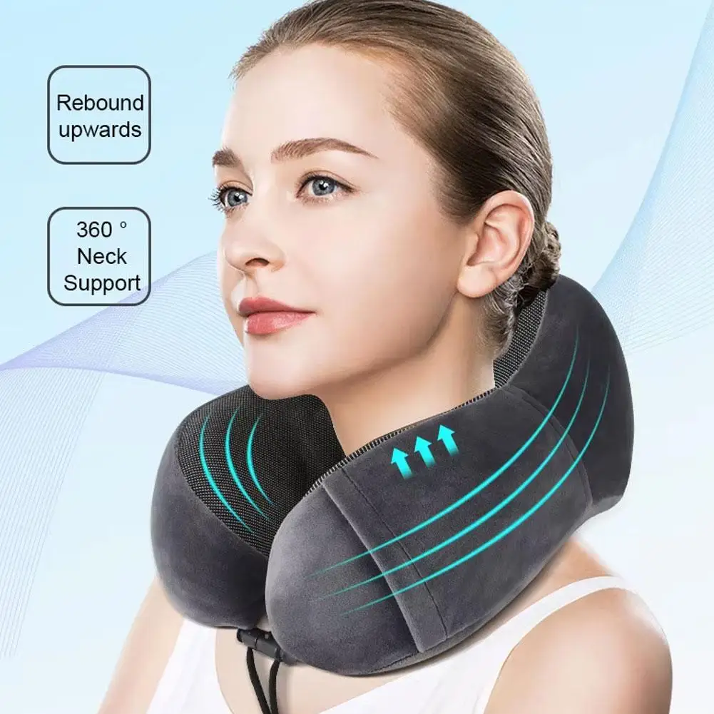 Подушка для шеи из пены с эффектом памяти для путешествий, U-образная поддержка для офиса в самолете, автомобиля, мягкий чехол для облегчения боли, подушка для сна
Подушка для шеи из пены с эффектом памяти для путешествий, U-образная поддержка для офиса в самолете, автомобиля, мягкий чехол для облегчения боли, подушка для сна