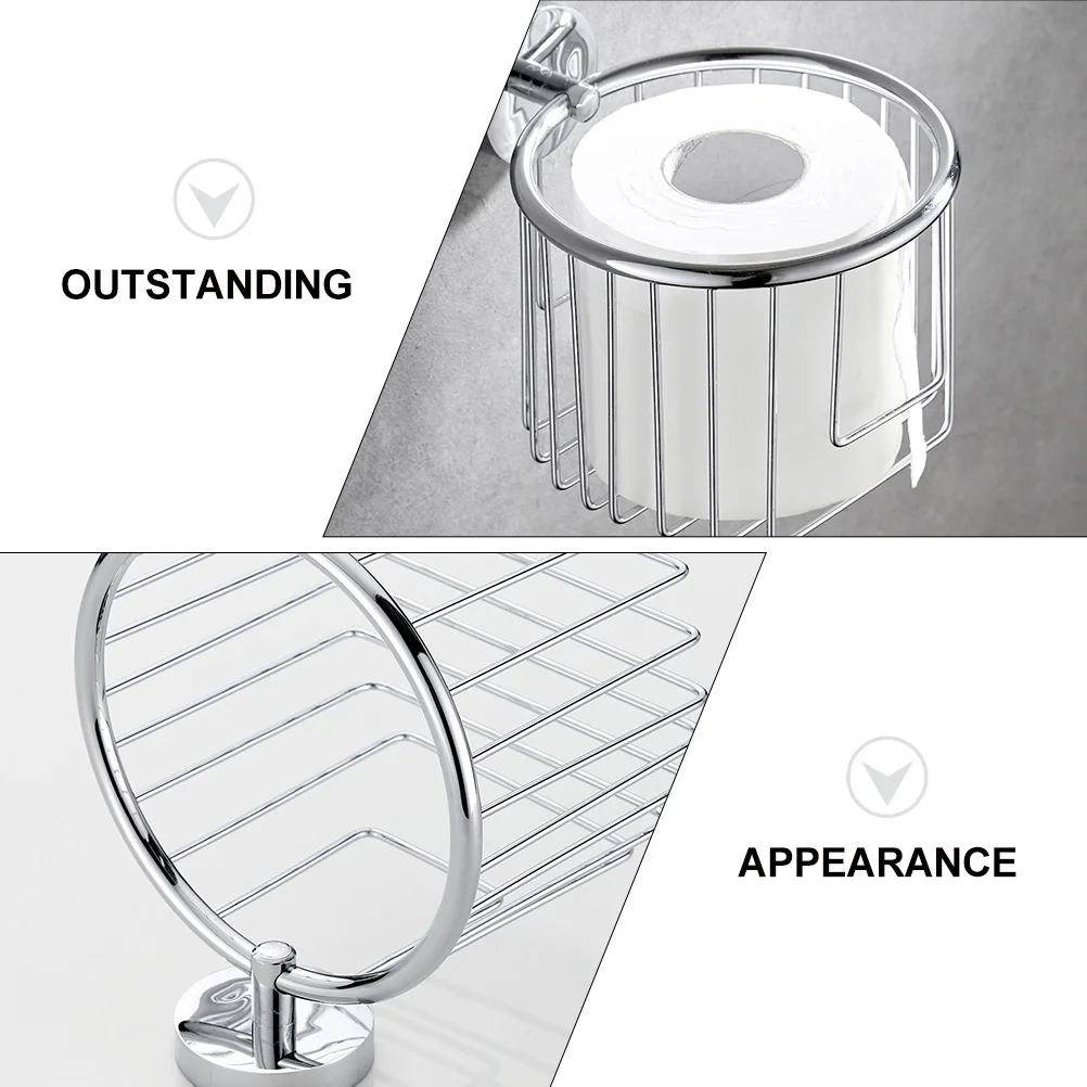 1Pcs Non-Perforated Paper Rack Bathroom Roll Organizer Silver Stylish Smooth Lines Easy Clean Modern Appearance
1Pcs Non-Perforated Paper Rack Bathroom Roll Organizer Silver Stylish Smooth Lines Easy Clean Modern Appearance