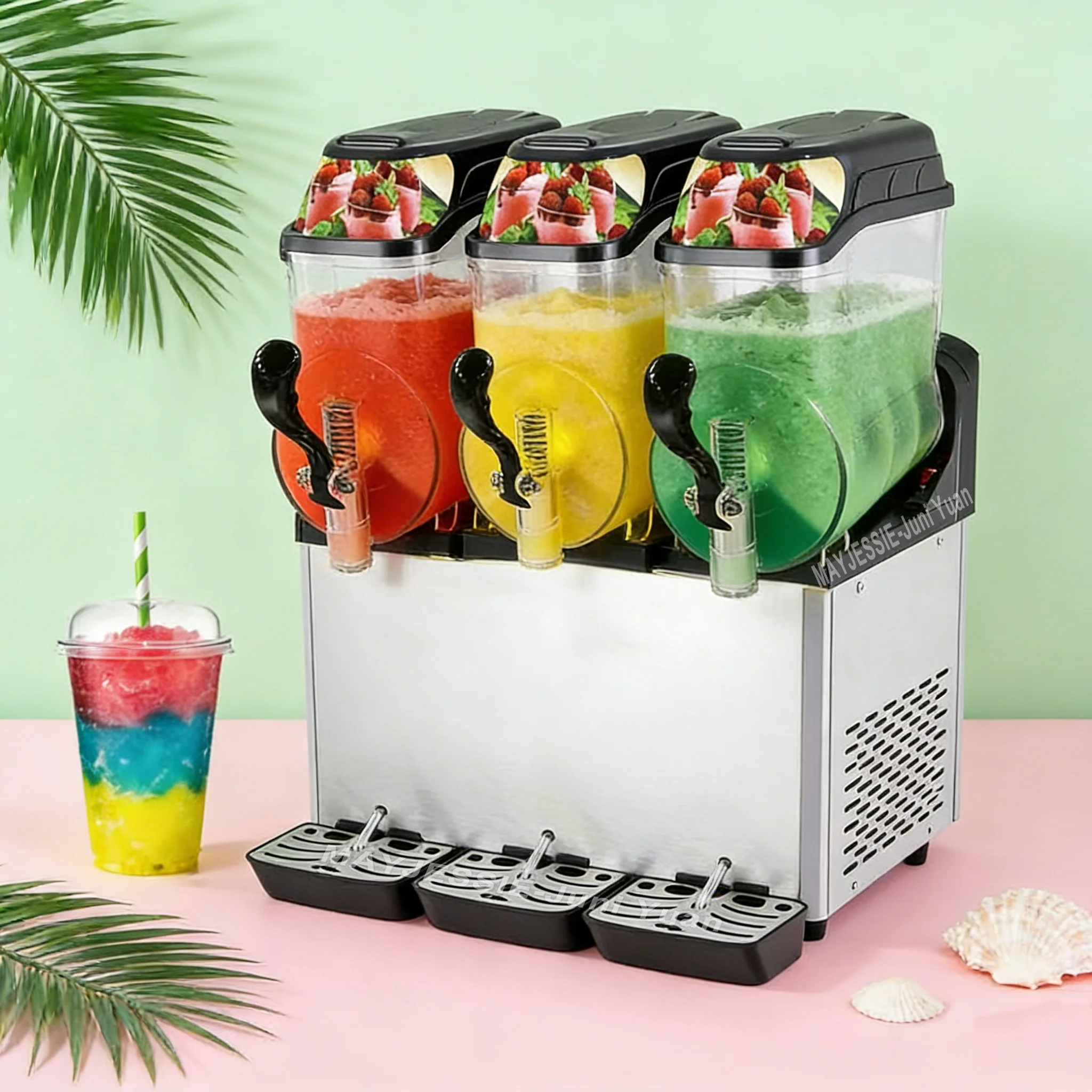 Snow Melting Machine 3 Cylinder Slushie Maker Machine Self Operated Slush Machine for Commercial Restaurant Bar Snack Shop
Snow Melting Machine 3 Cylinder Slushie Maker Machine Self Operated Slush Machine for Commercial Restaurant Bar Snack Shop