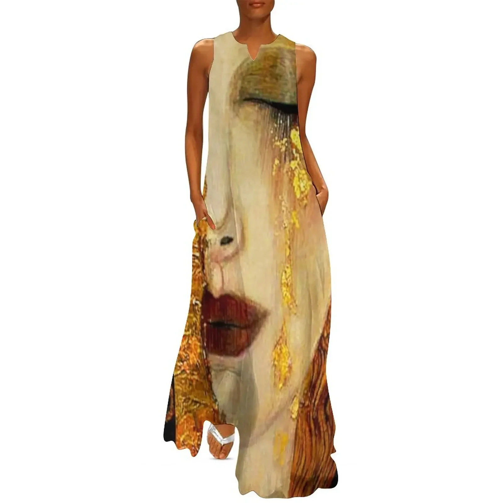Gustav Klimt Freya's Tears w/Signature| Women's Grief Art Nouveau Long Dress Clothing female Aesthetic clothing Dress
Gustav Klimt Freya's Tears w/Signature| Women's Grief Art Nouveau Long Dress Clothing female Aesthetic clothing Dress