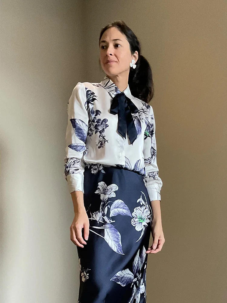 HH TRAF Spring Elegant Floral Printed Blouse for Woman Fashion Lapel Long Sleeves Bow Lace-Up Casual Shirt Female Vintage Tops
HH TRAF Spring Elegant Floral Printed Blouse for Woman Fashion Lapel Long Sleeves Bow Lace-Up Casual Shirt Female Vintage Tops