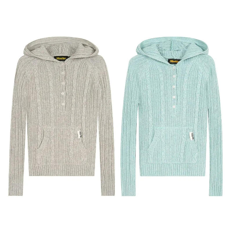 Winter Hooded Pullovers Sweaters Sweet Girls Simple All-match Fashion Trendy Style 2025 Jumpers Women Khaki Lake Blue Knitwear
Winter Hooded Pullovers Sweaters Sweet Girls Simple All-match Fashion Trendy Style 2025 Jumpers Women Khaki Lake Blue Knitwear