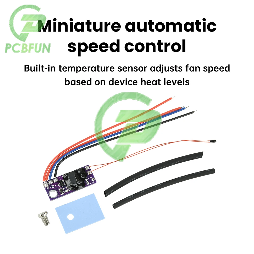 PC Fan Controller 5V 12V Automatic Speed Adjustable Temperature Probe Compact Design for Mini Motherboards Router CPU Heatsinks
PC Fan Controller 5V 12V Automatic Speed Adjustable Temperature Probe Compact Design for Mini Motherboards Router CPU Heatsinks