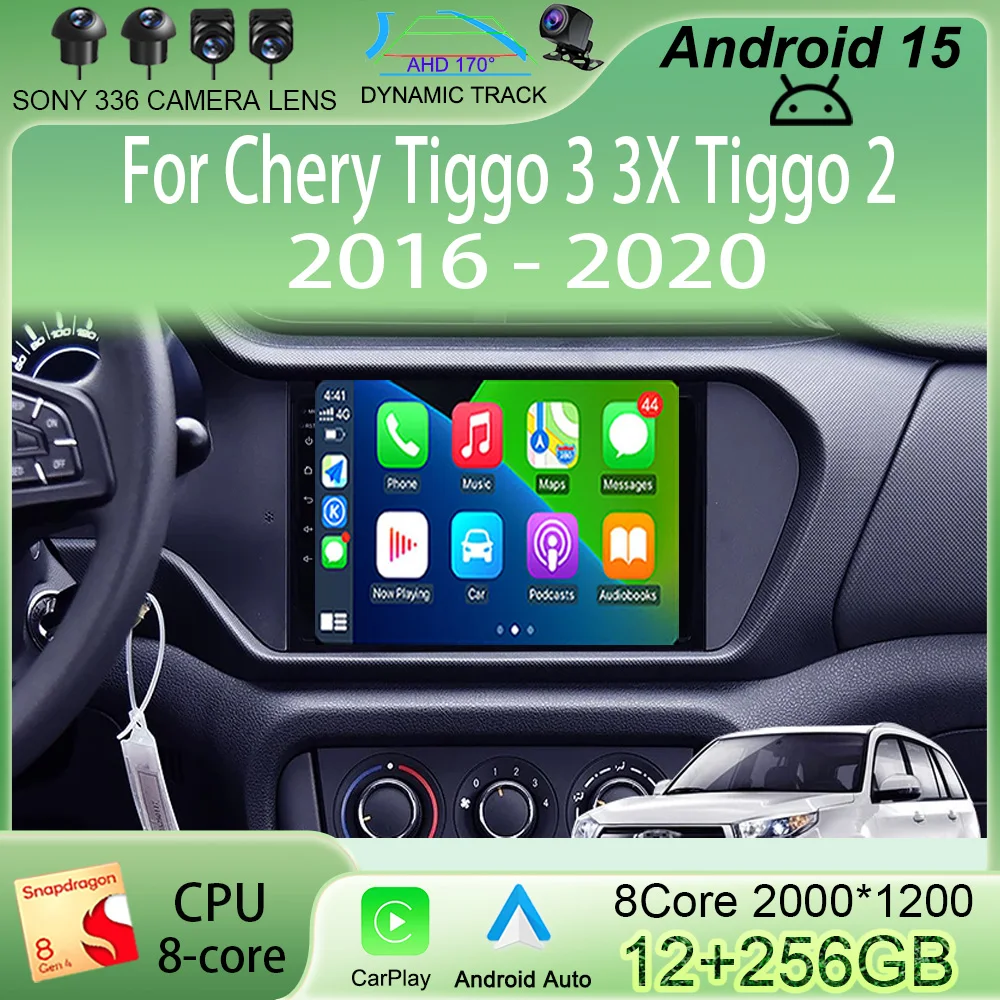 Carplay Android 15 For Chery Tiggo 3 3X Tiggo 2 2016-2020 Car Radio Multimedia Video Player GPS Navigation Stereo 2din DVD Audio
Carplay Android 15 For Chery Tiggo 3 3X Tiggo 2 2016-2020 Car Radio Multimedia Video Player GPS Navigation Stereo 2din DVD Audio