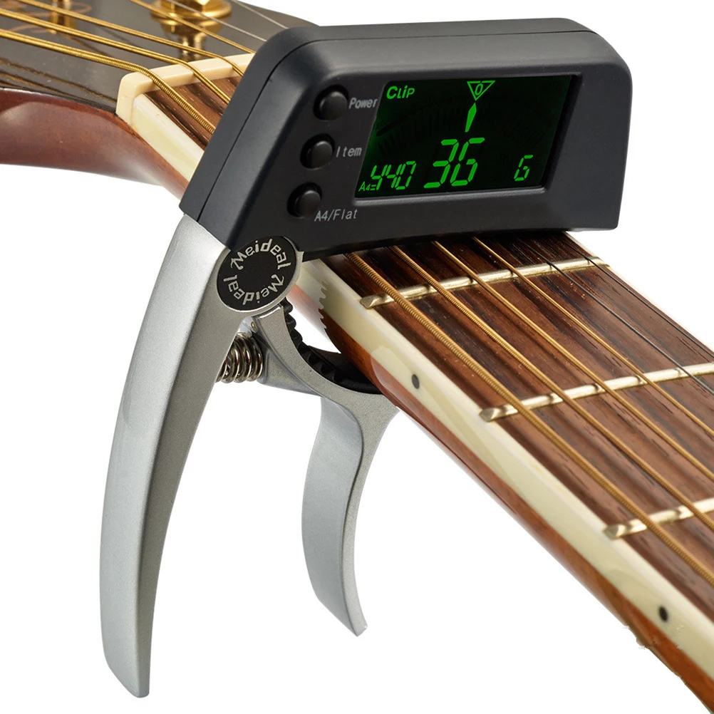2In1 Electronic Tuner Digital LCD Guitar Capo Acoustic Electric Guitar Accessories Bass Ukulele Violin Mandolin
2In1 Electronic Tuner Digital LCD Guitar Capo Acoustic Electric Guitar Accessories Bass Ukulele Violin Mandolin