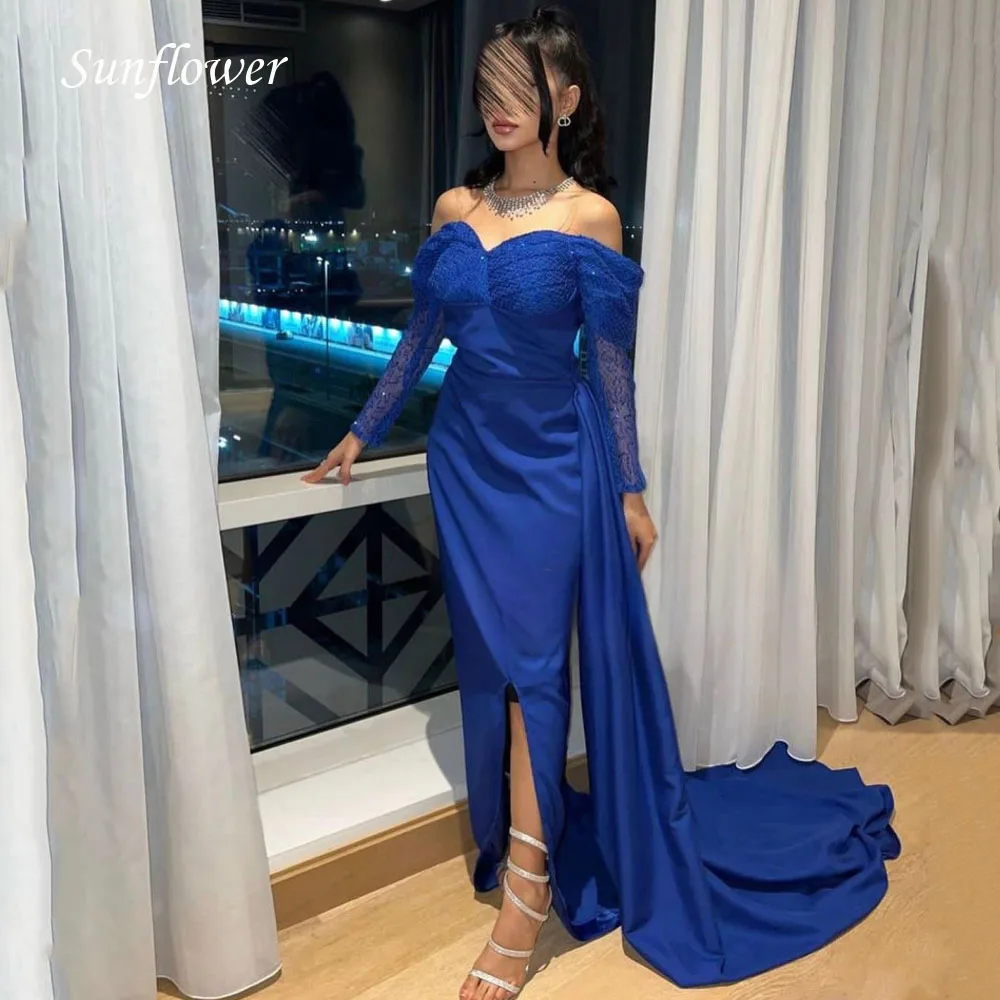 Sunflower Sweetheart Prom Gowns Floor-Length Mermaid Evening Dress Three Quarter Sleeve Party Dress 2023 Satin High-end Custom
Sunflower Sweetheart Prom Gowns Floor-Length Mermaid Evening Dress Three Quarter Sleeve Party Dress 2023 Satin High-end Custom