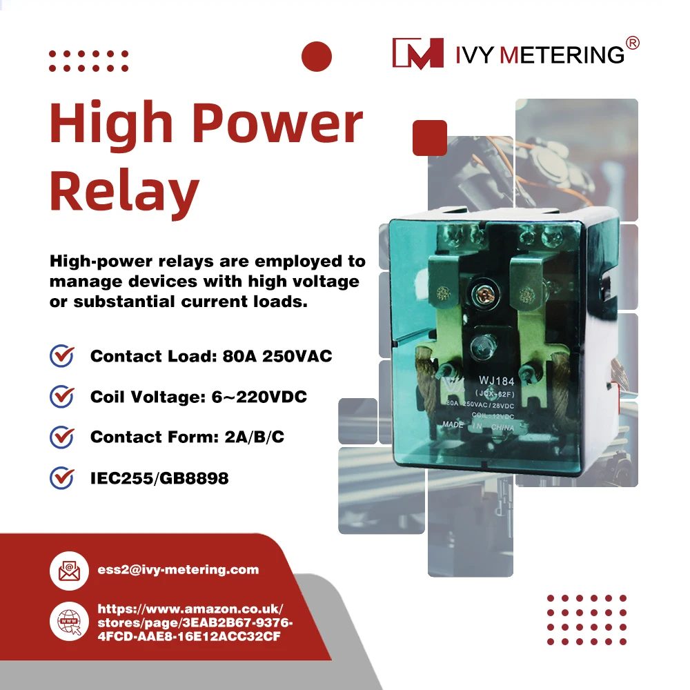 WJ184-2C JQX-62F Реле 2Z 80A, напряжение катушки 6 ~ 220 В постоянного тока/переменного тока, контактная нагрузка 80 А, пылезащитный чехол, высокая надежность для длительного срока службы
WJ184-2C JQX-62F Реле 2Z 80A, напряжение катушки 6 ~ 220 В постоянного тока/переменного тока, контактная нагрузка 80 А, пылезащитный чехол, высокая надежность для длительного срока службы