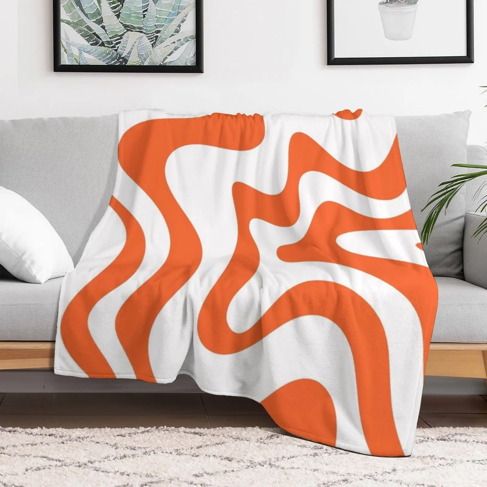 Liquid Swirl Retro Abstract Pattern in White and Burnt Orange Throw Blanket Sleeping Bag Loose heavy to sleep Blankets
Liquid Swirl Retro Abstract Pattern in White and Burnt Orange Throw Blanket Sleeping Bag Loose heavy to sleep Blankets