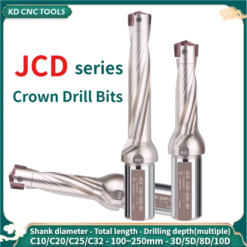 Сверла JCD Crown (3x, 5x, 8x, 10x) для быстрого и высокоэффективного внутреннего холодного сверления, глубокого сверления и сверления на станках с ЧПУ
Сверла JCD Crown (3x, 5x, 8x, 10x) для быстрого и высокоэффективного внутреннего холодного сверления, глубокого сверления и сверления на станках с ЧПУ