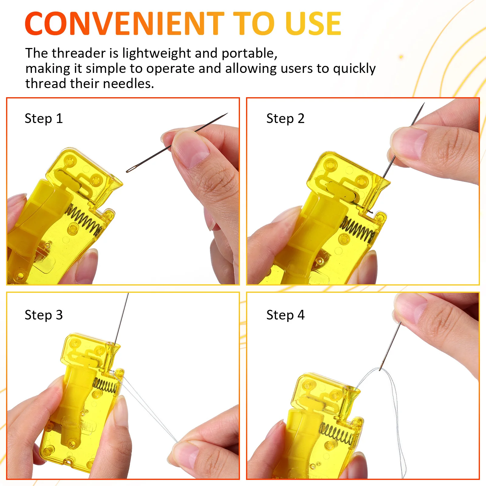 1Set Fish Mouth Needle Threader Multi-Functional Sewing Tool Strong Plastic for Embroidery Craft Yarn Threader Sewing Supplies
1Set Fish Mouth Needle Threader Multi-Functional Sewing Tool Strong Plastic for Embroidery Craft Yarn Threader Sewing Supplies