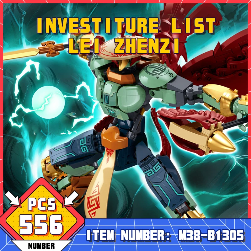 M38-B1305 Новый Sluban Персонаж китайской мифической истории Лэй Чжэньцзы, Робот, строительные блоки, детская головоломка, игрушка в сборе из мелких частиц, подарок на день рождения для мальчика
M38-B1305 Новый Sluban Персонаж китайской мифической истории Лэй Чжэньцзы, Робот, строительные блоки, детская головоломка, игрушка в сборе из мелких частиц, подарок на день рождения для мальчика