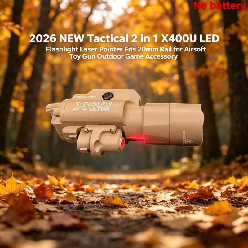 2026 NEW All Weather Tactical X500D High Lumen Red Laser Light Fits 20mm Rail Toy Gun Outdoor Shooting Accessory
2026 NEW All Weather Tactical X500D High Lumen Red Laser Light Fits 20mm Rail Toy Gun Outdoor Shooting Accessory