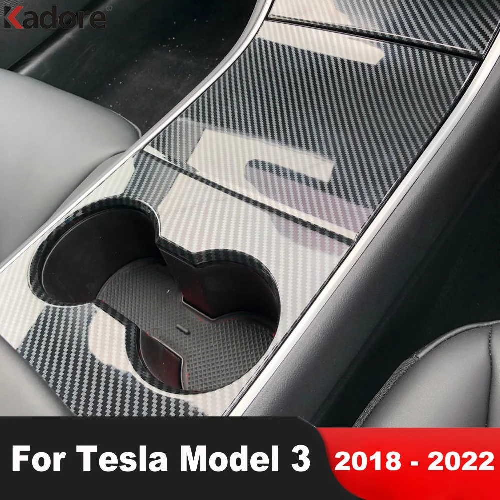 For Tesla Model 3 2018 2019 2020 2021 2022 Carbon Fiber Car Center Console Panel Cover Water Cup Holder Frame Trim Accessories
For Tesla Model 3 2018 2019 2020 2021 2022 Carbon Fiber Car Center Console Panel Cover Water Cup Holder Frame Trim Accessories