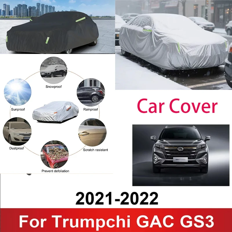 for Trumpchi GAC GS3 2021-2022 Full Car Covers Outdoor Sun Anti UV Rain Snow Dust Protection Oxford Cloth Accessories
for Trumpchi GAC GS3 2021-2022 Full Car Covers Outdoor Sun Anti UV Rain Snow Dust Protection Oxford Cloth Accessories
