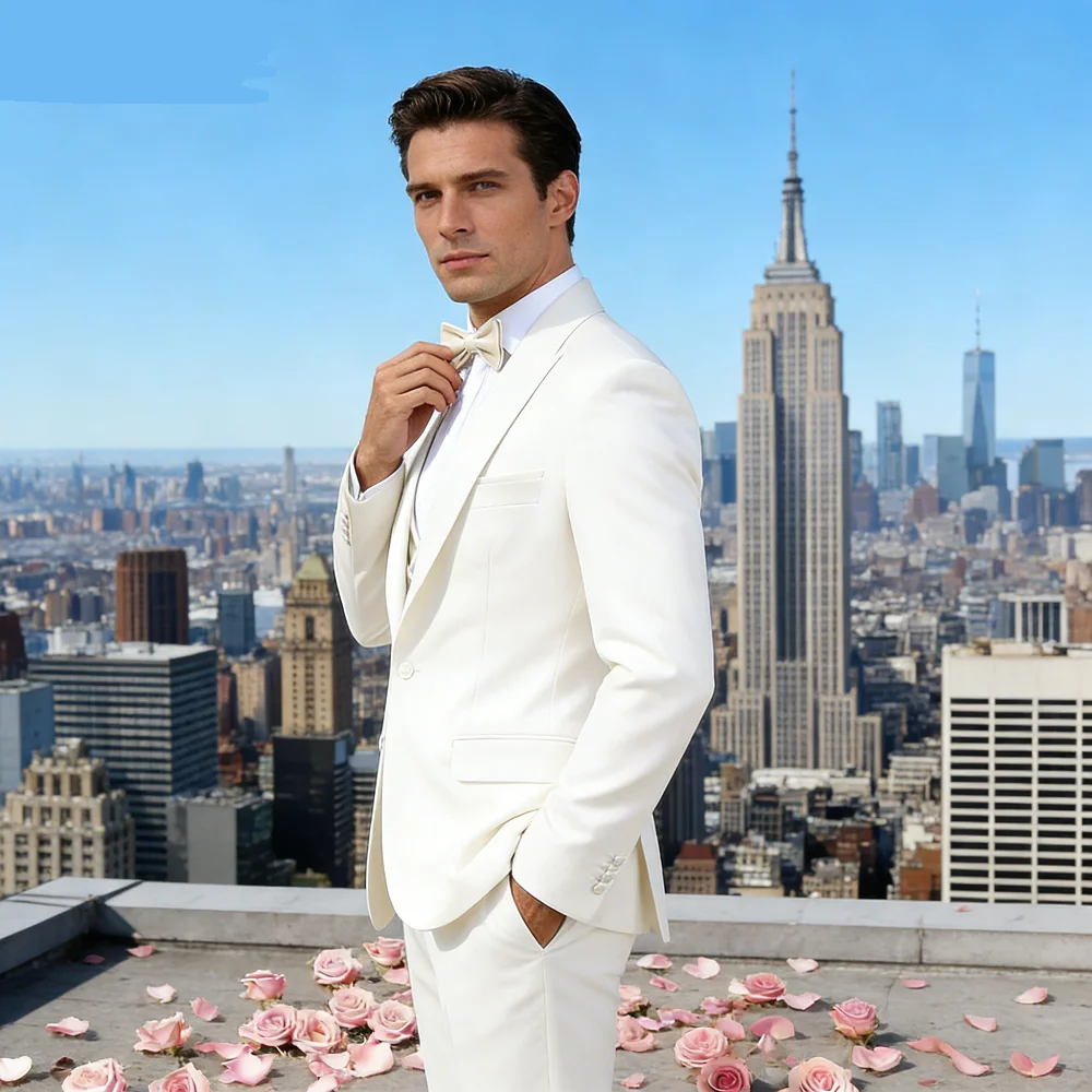 Уникальный мужской костюм из трех предметов Suave цвета хаки с пиковыми лацканами (куртка + брюки + жилет) для свадебной вечеринки
Уникальный мужской костюм из трех предметов Suave цвета хаки с пиковыми лацканами (куртка + брюки + жилет) для свадебной вечеринки