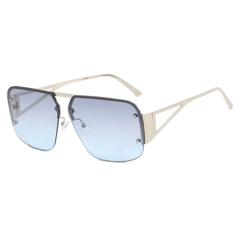 Lady Vintage Luxury Designer Sunglasses Fashion Aviator Sun Glasses Retro Half Frame Versatile Eyeglasses Square Punk Sunglasses
Lady Vintage Luxury Designer Sunglasses Fashion Aviator Sun Glasses Retro Half Frame Versatile Eyeglasses Square Punk Sunglasses