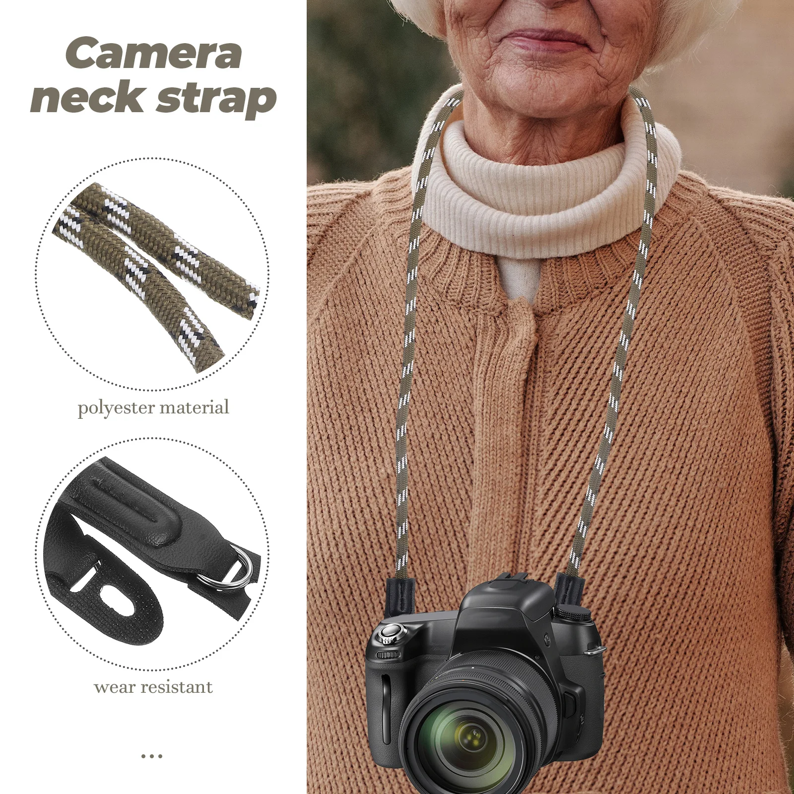 Adjustable Dslr Camera Shoulder Strap Durable Comfortable Support Heavy Duty Quick Release Lightweight Fashionable Photography
Adjustable Dslr Camera Shoulder Strap Durable Comfortable Support Heavy Duty Quick Release Lightweight Fashionable Photography