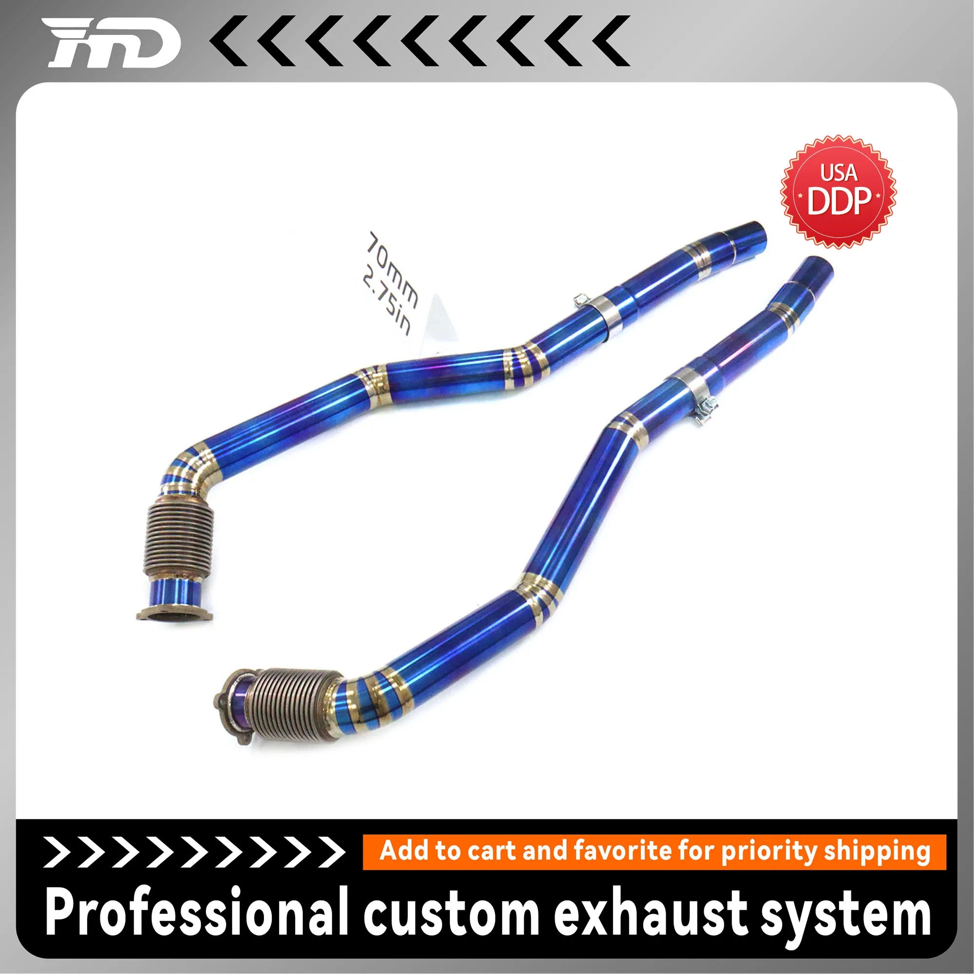 High Performance Ti Front pipe for Porsche Macan 3.0T Catless Straight Pipe Turbo Boost Upgrade Enhanced Exhaust
High Performance Ti Front pipe for Porsche Macan 3.0T Catless Straight Pipe Turbo Boost Upgrade Enhanced Exhaust