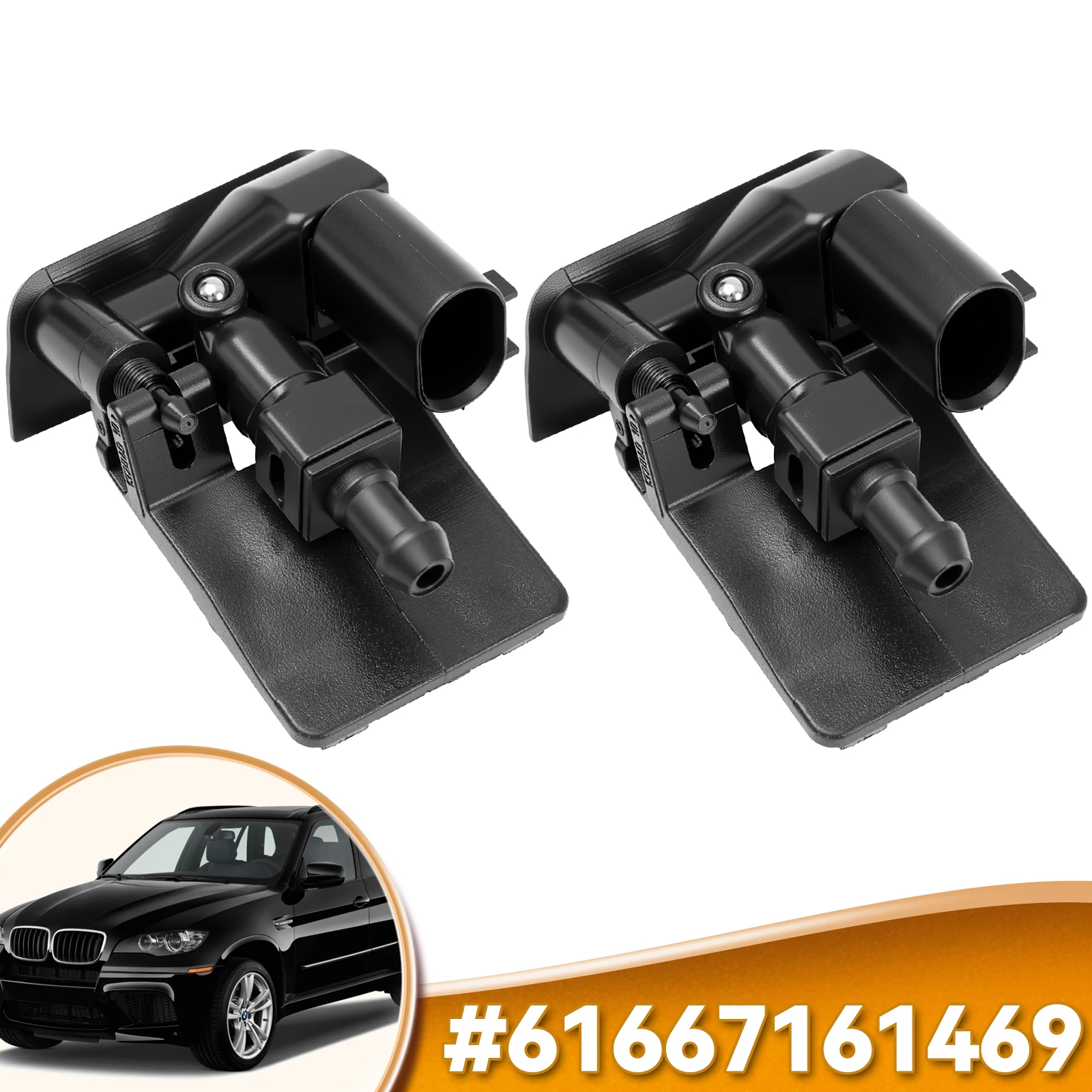 61667161469 Automobiles Left Right Windshield Washer Nozzles Windscreen Spray Jet For BMW X5 E70 2006-2010 Car Accessories
61667161469 Automobiles Left Right Windshield Washer Nozzles Windscreen Spray Jet For BMW X5 E70 2006-2010 Car Accessories