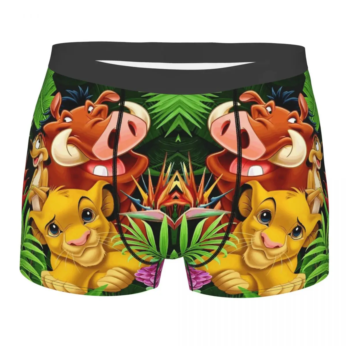 Men Lion King Simba Pumbaa Boxer Briefs Shorts Panties Breathable Underwear Male Humor Underpants
Men Lion King Simba Pumbaa Boxer Briefs Shorts Panties Breathable Underwear Male Humor Underpants