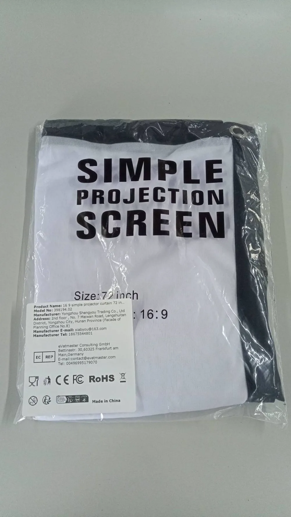 Home Office Projector Curtain 60 72 84 100 120 150 inch 16:9 Simple KTV Display Screen Household Bedroom Ornaments
Home Office Projector Curtain 60 72 84 100 120 150 inch 16:9 Simple KTV Display Screen Household Bedroom Ornaments
