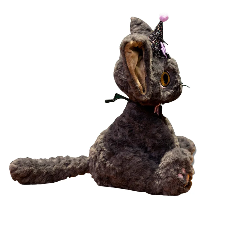 30cm Pumpkin Basket Big Eyes Devon Rex Cat Plush Toy Spider Bow Tie Black Kitten Plush Toy Curly Hair Black And White Cat Cuddle
30cm Pumpkin Basket Big Eyes Devon Rex Cat Plush Toy Spider Bow Tie Black Kitten Plush Toy Curly Hair Black And White Cat Cuddle