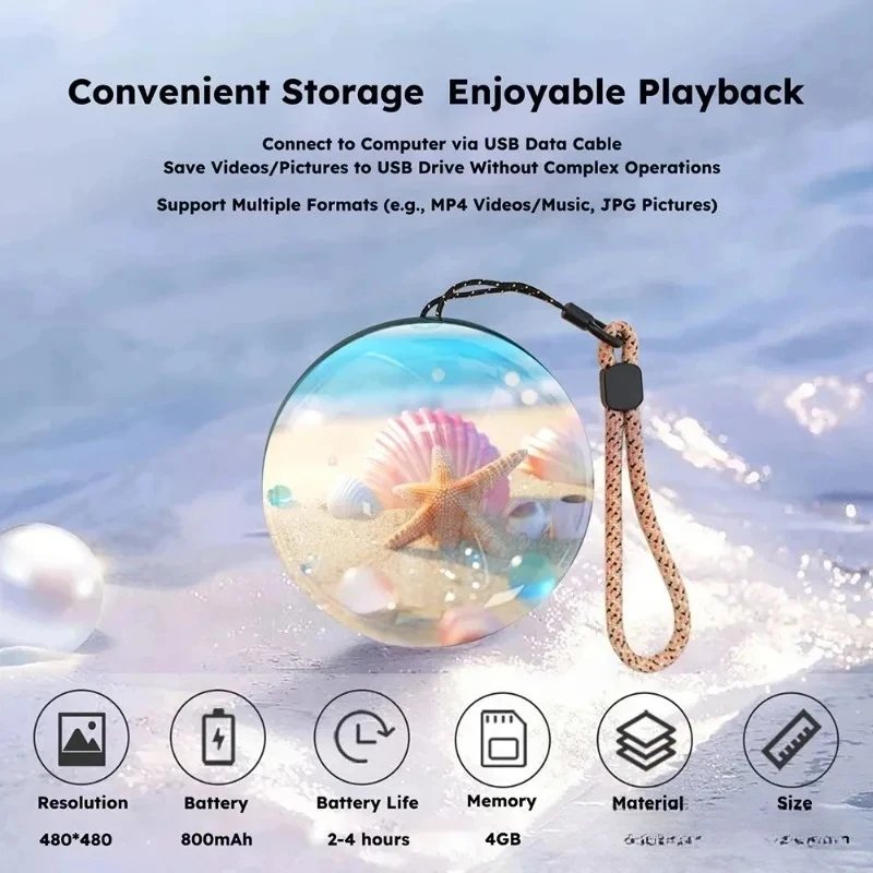 New 3D Vedio Ball Digital Video Photo Album DIY Video Display Glass Ball With Electronic Screen Children's Day Gifts
New 3D Vedio Ball Digital Video Photo Album DIY Video Display Glass Ball With Electronic Screen Children's Day Gifts