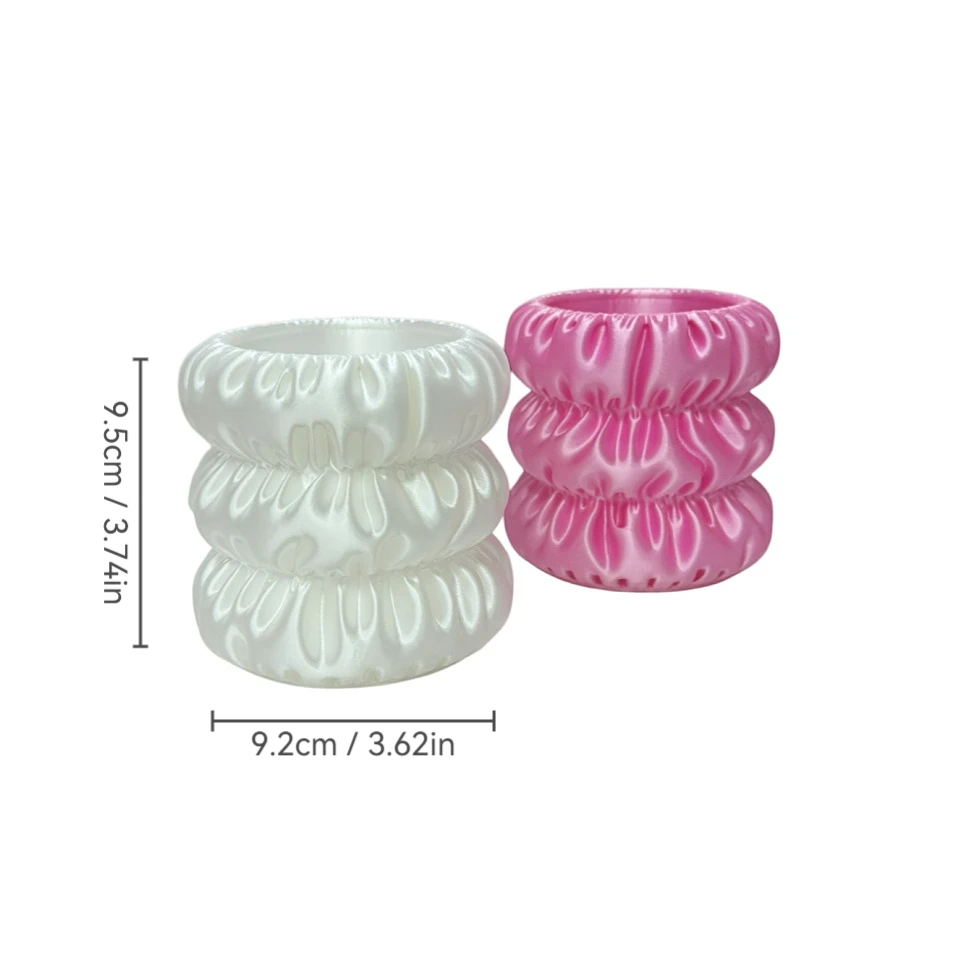 Pleated Makeup Brush Holder, Cute Satin-Textured Desktop Organizer, Multi-Purpose Storage Cup for Pens, Brushes and Cosmetics
Pleated Makeup Brush Holder, Cute Satin-Textured Desktop Organizer, Multi-Purpose Storage Cup for Pens, Brushes and Cosmetics