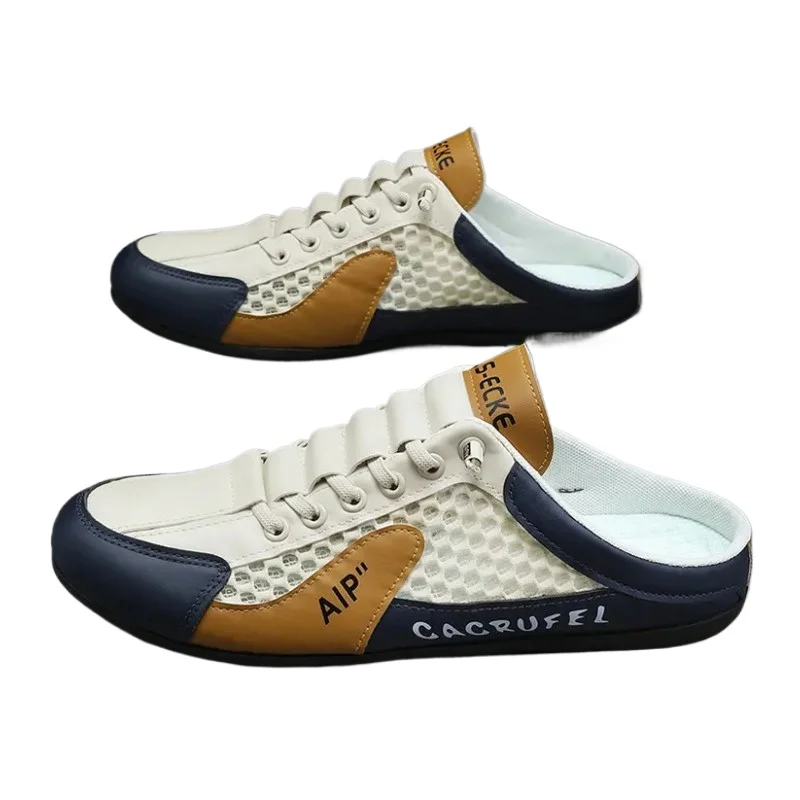 Men's Slip On Mule Sneakers, Breathable Lightweight Non-slip Casual All Match Daily Walking Outdoor Vacation Shoes
Men's Slip On Mule Sneakers, Breathable Lightweight Non-slip Casual All Match Daily Walking Outdoor Vacation Shoes