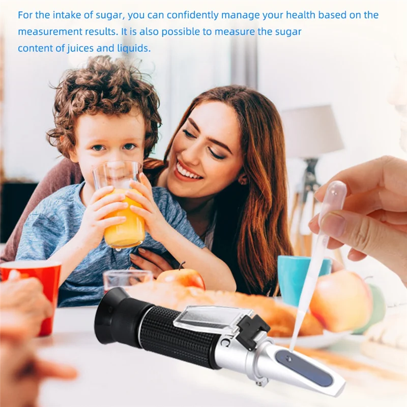 Handheld Sugar Content Meter Body Index Tester For Fruit Soup Tester Measurement Instrument
Handheld Sugar Content Meter Body Index Tester For Fruit Soup Tester Measurement Instrument