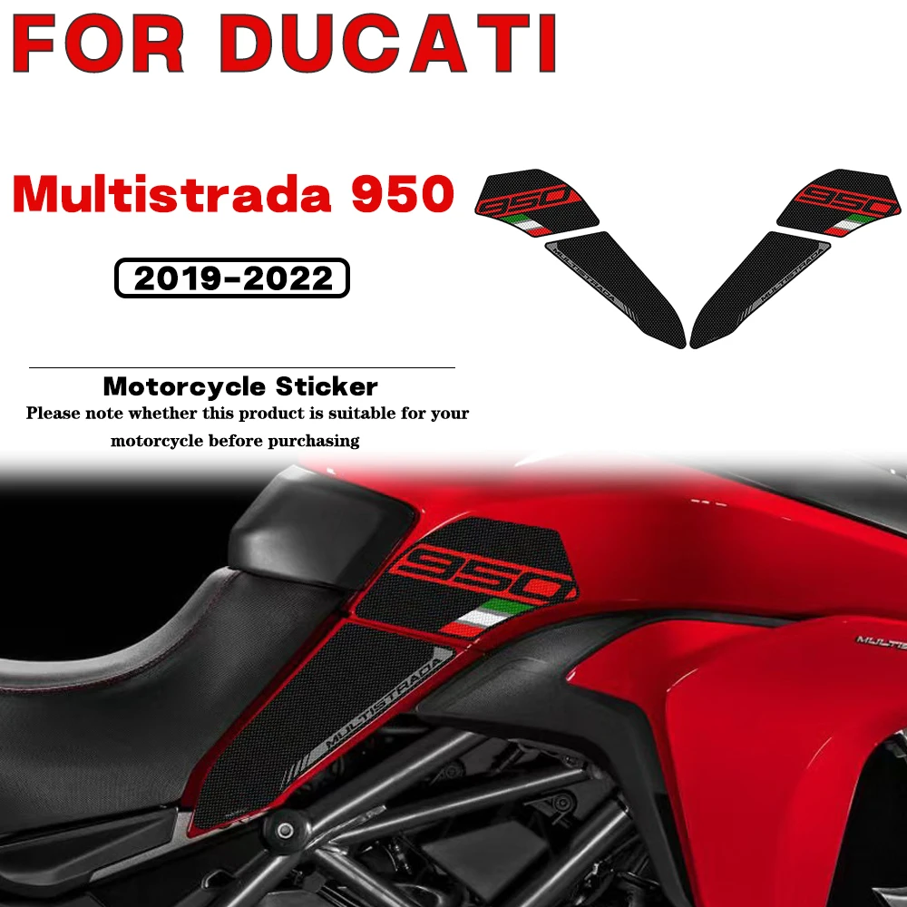 For DUCATI Multistrada 950 950S 2019-2022 Motorcycle Anti-slip Side Fuel Tank Pad Knee Decal Protection Sticker Moto Logo
For DUCATI Multistrada 950 950S 2019-2022 Motorcycle Anti-slip Side Fuel Tank Pad Knee Decal Protection Sticker Moto Logo