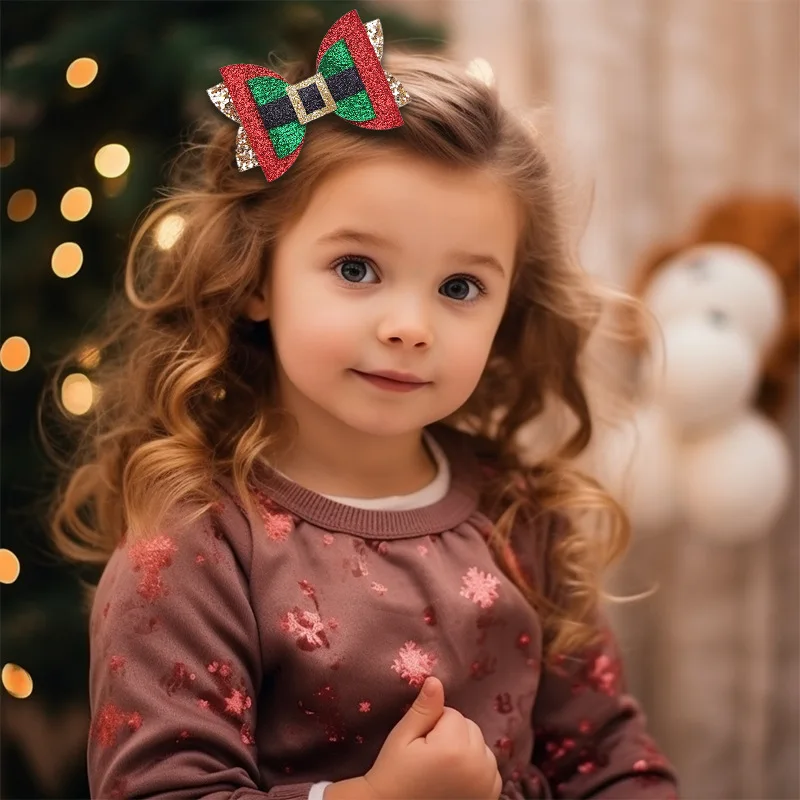 1 Piece Girl Infant Splice Glitter Hair Accessories Bowknot Christmas Hairpins Glitter Tiara Headwear
1 Piece Girl Infant Splice Glitter Hair Accessories Bowknot Christmas Hairpins Glitter Tiara Headwear