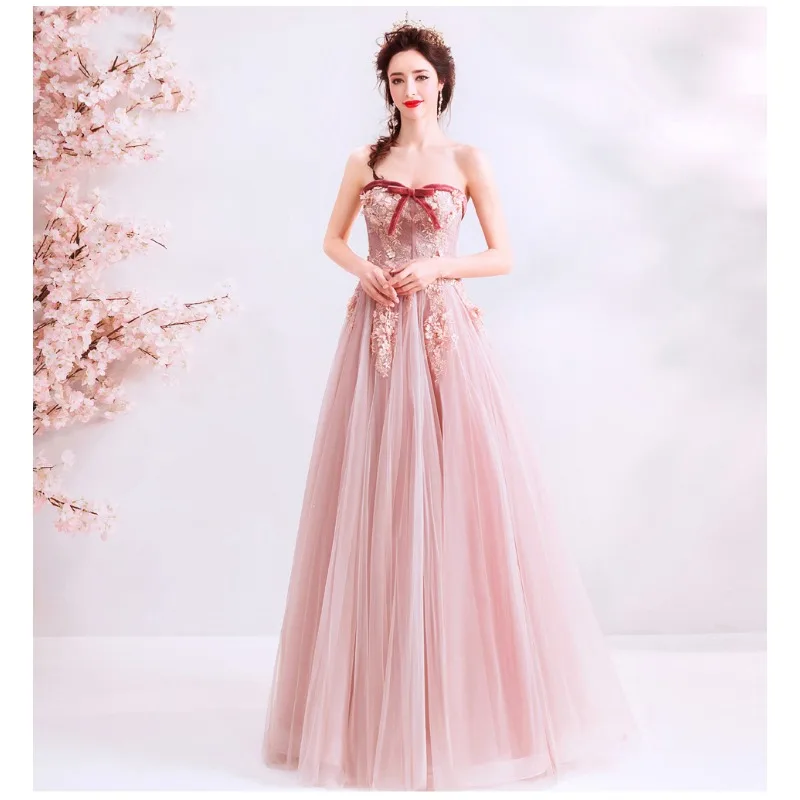 2026 Новое женское банкетное платье с фасолью и вышивкой от прыщей, сексуальное свадебное платье без бретелек, модное утягивающее платье с бантом
2026 Новое женское банкетное платье с фасолью и вышивкой от прыщей, сексуальное свадебное платье без бретелек, модное утягивающее платье с бантом